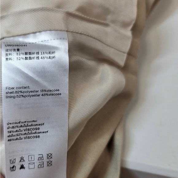 NWT URBAN REVIVO Sleeveless Blazer Vest V Neck Women’s US Size 8 6312 - Picture 8 of 10